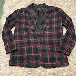 Pendleton Plaid Blazer